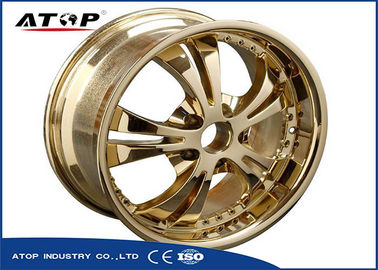 Alloy Wheels Ion Plating Machine , Functional High Vacuum Coating Equipment